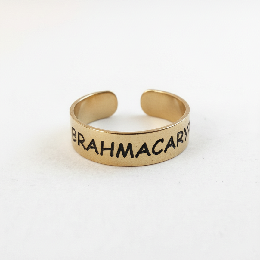 טבעת זהב לרגל